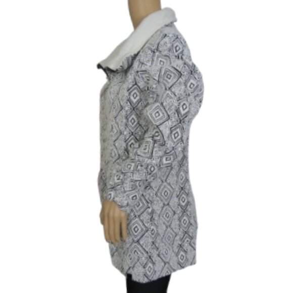 Tonia Debellis Geometric Print Zip Jacket - Picture 5 of 8